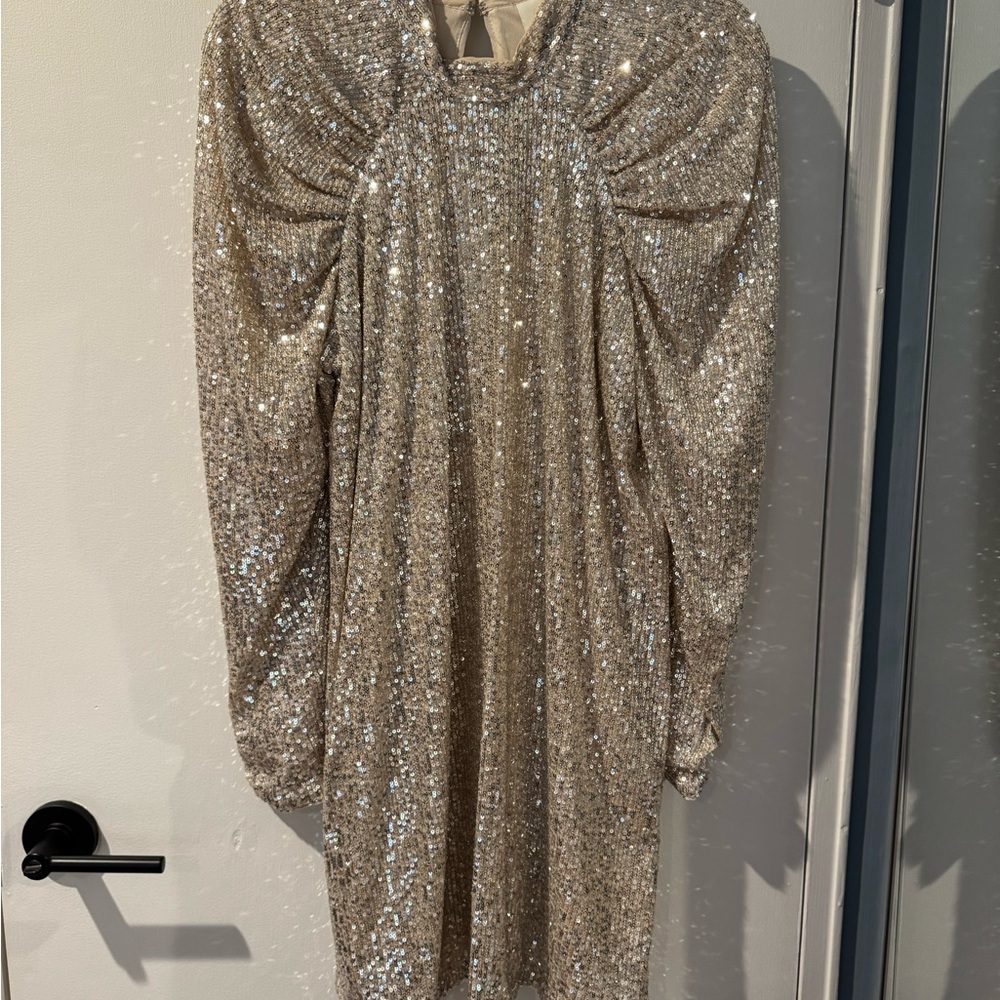 H&M Gold Sequin Dress
